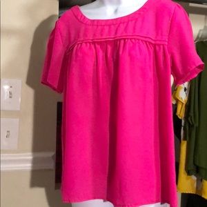 Hot Pink blouse size L